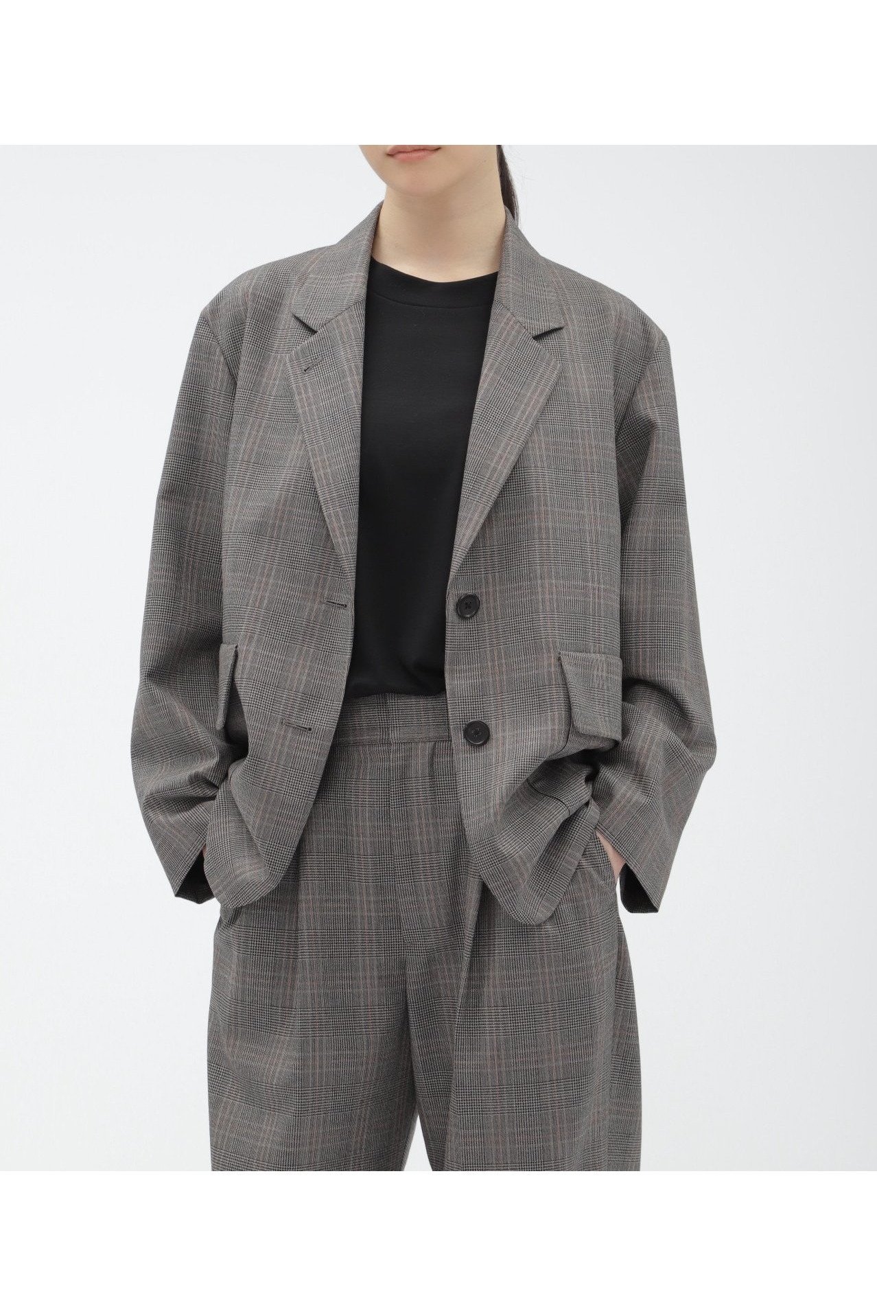 【マーガレットハウエル/MARGARET HOWELL】のOVERCHECK WOOL 人気、トレンドファッション・服の通販 founy(ファニー) 　ファッション　Fashion　レディースファッション　WOMEN　ジャケット　Jacket　マーガレット　Margaret　 other-1|ID: prp329100004049169 ipo3291000000027518778