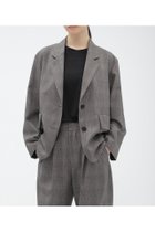 【マーガレットハウエル/MARGARET HOWELL】のOVERCHECK WOOL 人気、トレンドファッション・服の通販 founy(ファニー) ファッション Fashion レディースファッション WOMEN ジャケット Jacket マーガレット Margaret thumbnail GREY/BLACK9|ID: prp329100004049169 ipo3291000000027518779