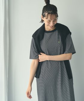 【コーエン/COEN】 【WEB限定】USAコットンベア刺繍ワンピース人気、トレンドファッション・服の通販 founy(ファニー) ファッション Fashion レディースファッション WOMEN ワンピース Dress おすすめ Recommend キャラクター Character シンプル Simple ストライプ Stripe スリット Slit ベーシック Basic ポケット Pocket モチーフ Motif ワンポイント One Point 半袖 Short Sleeve 無地 Plain Color |ID:prp329100004049506