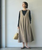 【コーエン/COEN】のポリツイルVジャンスカ 人気、トレンドファッション・服の通販 founy(ファニー) ファッション Fashion レディースファッション WOMEN おすすめ Recommend インナー Inner ドレープ Drape ポケット Pocket リラックス Relax エレガント 上品 Elegant 夏 Summer thumbnail BEIGE|ID: prp329100004050020 ipo3291000000029464169