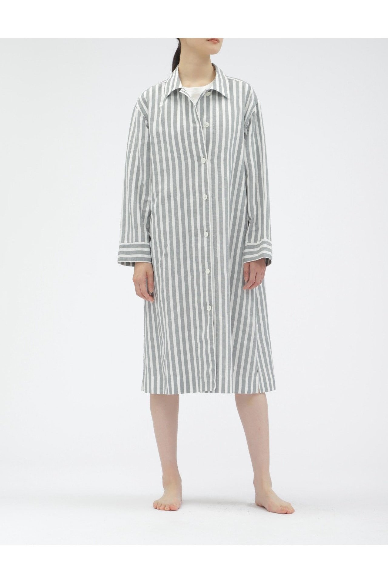 【マーガレットハウエル/MARGARET HOWELL】のBOLD STRIPE 人気、トレンドファッション・服の通販 founy(ファニー) 　ファッション　Fashion　レディースファッション　WOMEN　アシンメトリー　Asymmetry　ストライプ　Stripe　ドレス　Dress　リネン　Linen　リラックス　Relax　 other-1|ID: prp329100004050273 ipo3291000000027694628