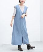 【ビームス ハート/BEAMS HEART】のBEAMS HEART / ジャンパースカート * プルオーバー セット(セットアイテム) 24SS 人気、トレンドファッション・服の通販 founy(ファニー) ファッション Fashion レディースファッション WOMEN スカート Skirt ウェーブ Wave デニム Denim おすすめ Recommend 2024年 2024 2024春夏・S/S Ss,Spring/Summer,2024 thumbnail GREYISH BLUE×GREY|ID: prp329100004050295 ipo3291000000027891395