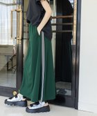 【ニコアンド/niko and】のサイドラインスカート 人気、トレンドファッション・服の通販 founy(ファニー) ファッション Fashion レディースファッション WOMEN スカート Skirt おすすめ Recommend シンプル Simple ジャージ Jersey トレンド Trend フレア Flare ロング Long thumbnail グリーン70|ID: prp329100004051865 ipo3291000000027448716