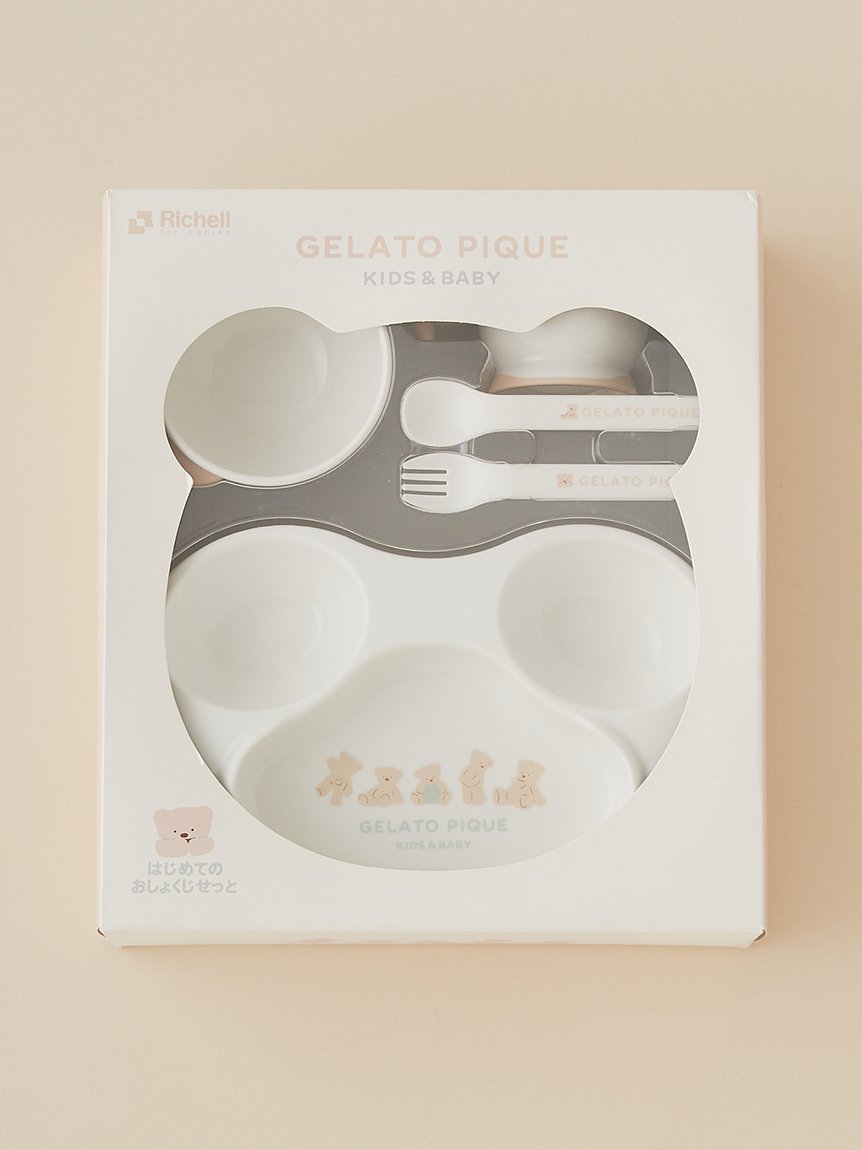 【ジェラート ピケ/gelato pique / KIDS】の【販路限定】【BABY】ファーストディッシュセット インテリア・キッズ・メンズ・レディースファッション・服の通販 founy(ファニー) 　ファッション　Fashion　キッズファッション　Fashion for Kids　おすすめ　Recommended / Our Picks　ギフト プレゼント　Gift / Present　スマート　Smart, Elegant　プリント　Print, Printed Pattern　プレート　Plate, Dish　OWHT[002]|ID: prp329100004052288 ipo3291000000034731987