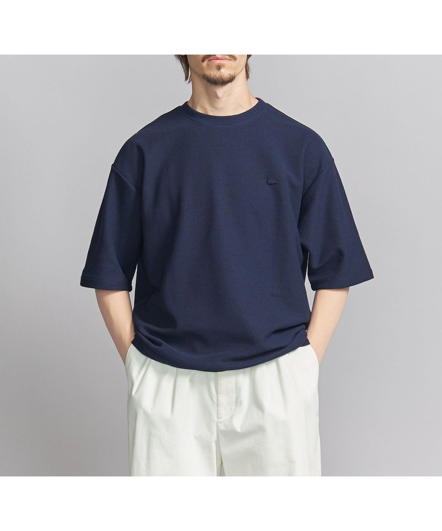 【ビューティ&ユース ユナイテッドアローズ/BEAUTY&YOUTH / UNITED ARROWS / MEN】のLACOSTE for BEAUTY YOUTH 1トーン ショートスリーブ Tシャツ 2 人気、トレンドファッション・服の通販 founy(ファニー) 　ファッション　Fashion　メンズファッション　MEN　おすすめ　Recommend　ショーツ　Shorts　ショート　Short　ジャージ　Jersey　スリーブ　Sleeve　セットアップ　Set Up　ラッセル　Russell　エレガント 上品　Elegant　人気　Popularity　今季　This Season　別注　Special Order　定番　Standard　 other-1|ID: prp329100004052343 ipo3291000000027993788