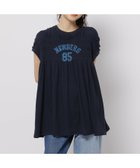 【ニコアンド/niko and】のシャーリングプリントTシャツ 人気、トレンドファッション・服の通販 founy(ファニー) ファッション Fashion レディースファッション WOMEN トップス・カットソー Tops/Tshirt シャツ/ブラウス Shirts/Blouses ロング / Tシャツ T-Shirts おすすめ Recommend シャーリング Shirring チュニック Tunic デニム Denim フロント Front プリント Print ヴィンテージ Vintage 夏 Summer thumbnail ネイビー88|ID: prp329100004052384 ipo3291000000027796028