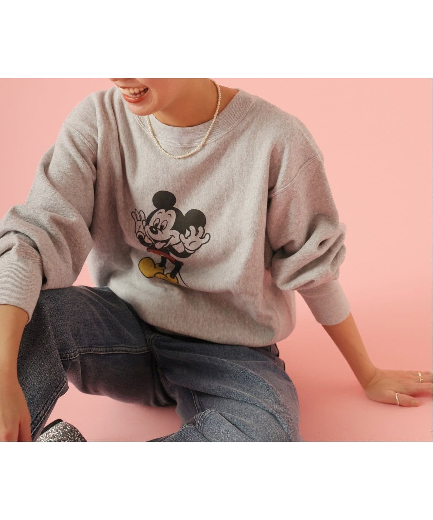 【ジャーナルスタンダード レリューム/JOURNAL STANDARD relume】の《追加》【Champion】*RE REVERSE WEAVE MICKEY MOUSE スウェット 人気、トレンドファッション・服の通販 founy(ファニー) 　ファッション　Fashion　レディースファッション　WOMEN　トップス・カットソー　Tops/Tshirt　パーカ　Sweats　スウェット　Sweat　スウェット　Sweat　 other-1|ID: prp329100004053231 ipo3291000000028498995