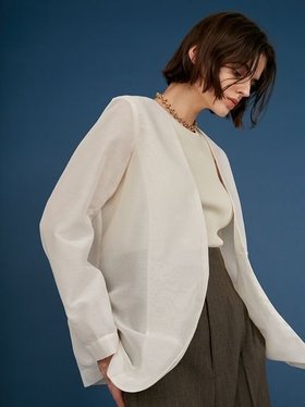 【スタイリング/styling】のノーカラーシアージャケット 人気、トレンドファッション・服の通販 founy(ファニー) 雑誌掲載アイテム Magazine Items ファッション雑誌 Fashion Magazines オッジ Oggi ファッション Fashion レディースファッション WOMEN アウター Coat Outerwear ジャケット Jackets 9月号 September Issue エレガント 上品 Elegant シアー Sheer ジャケット Jacket 羽織 Haori 雑誌 Magazine |ID:prp329100004054169