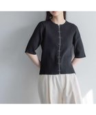 【ローリーズファーム/LOWRYS FARM】のホックZIPカーディガン/SS 人気、トレンドファッション・服の通販 founy(ファニー) ファッション Fashion レディースファッション WOMEN トップス・カットソー Tops/Tshirt カーディガン Cardigans カーディガン Cardigan ストレッチ Stretch ツイスト Twist ベーシック Basic thumbnail ブラック09|ID: prp329100004054195 ipo3291000000027386433