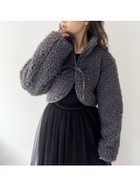 【リリーブラウン/Lily Brown】のリボンボアコート 人気、トレンドファッション・服の通販 founy(ファニー) ファッション Fashion レディースファッション WOMEN アウター Coat Outerwear コート Coats ショート Short スタンド Stand デニム Denim ドレス Dress バランス Balance パイピング Piping フェイクレザー Faux Leather フラット Flat フロント Front ボレロ Bolero ミックス Mix ミニスカート Mini Skirt リボン Ribbon ロング Long ワイド Wide thumbnail GRY[006]|ID: prp329100004055104 ipo3291000000028324022