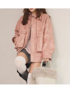 【リリーブラウン/Lily Brown】のヴィンテージレザーブルゾン 人気、トレンドファッション・服の通販 founy(ファニー) ファッション Fashion レディースファッション WOMEN アウター Coat Outerwear ブルゾン Blouson/Jackets トップス・カットソー Tops/Tshirt ベスト/ジレ Gilets/Vests ウォッシュ Wash ジャケット Jacket バランス Balance パッチ Patch フェイクレザー Faux Leather フェミニン Feminine ポケット Pocket ユーズド Used ルーズ Loose ワーク Work ヴィンテージ Vintage 今季 This Season thumbnail PNK[066]|ID: prp329100004055105 ipo3291000000028322811