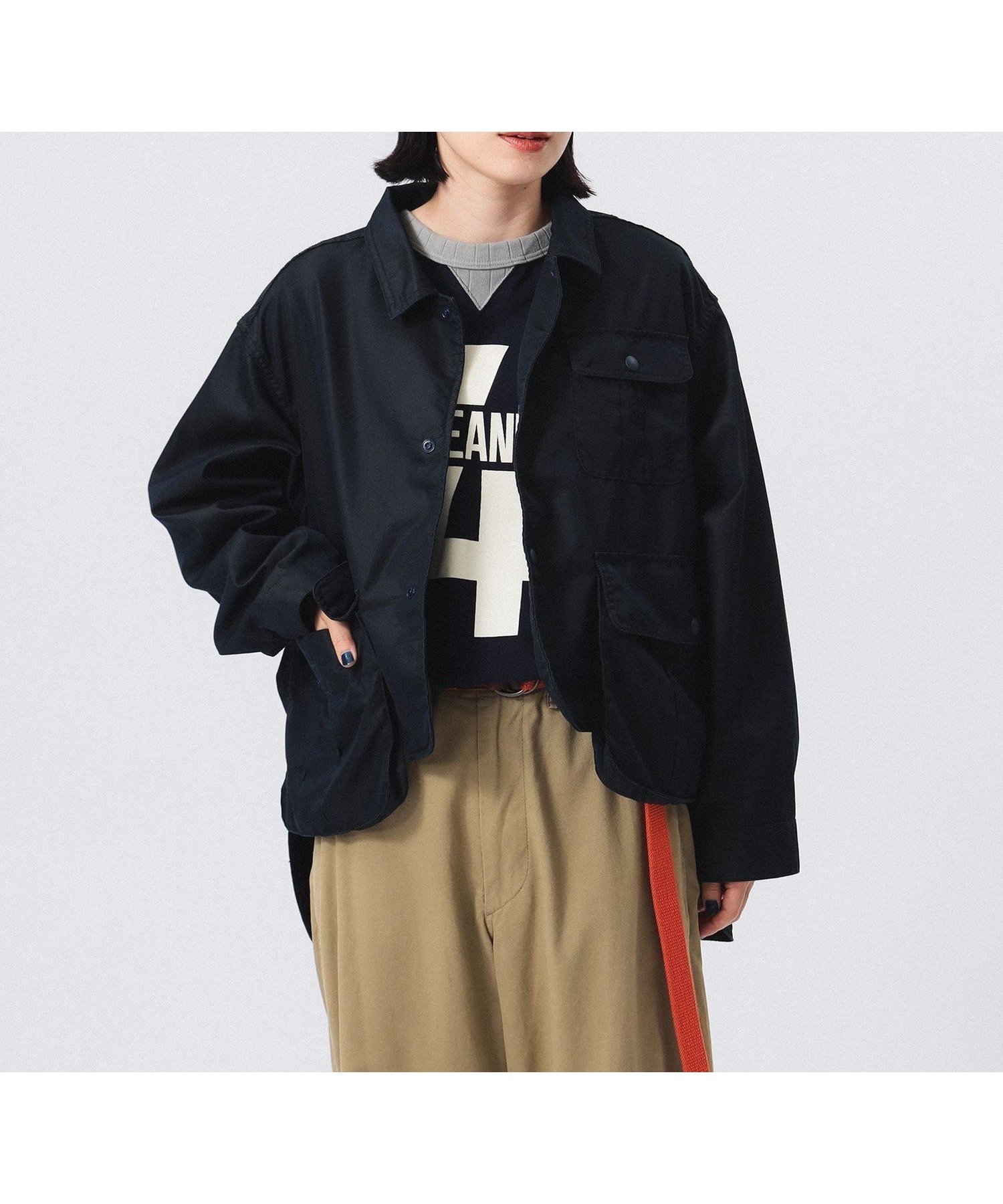 【ビームス ウイメン/BEAMS】のシャンブレー ギャバ ショート フィッシング ジャケット 24AW インテリア・キッズ・メンズ・レディースファッション・服の通販 founy(ファニー) 　ファッション　Fashion　レディースファッション　WOMEN　アウター　Coat Outerwear　ジャケット　Jackets　アウトドア　Outdoor　シャンブレー　Chambray　ショート　Short　ジャケット　Jacket　ストレート　Straight　定番　Standard　フレア　Flare　ポケット　Pocket　ワイド　Wide　ワーク　Work　おすすめ　Recommend　2024年　2024　2024-2025秋冬・A/W　Aw/Autumn/Winter/Fw/Fall/2024-2025　D.NAVY|ID: prp329100004055110 ipo3291000000028825755