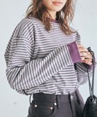 【コーエン/COEN】の【WEB限定】USAコットンレトロボーダーTシャツ PURPLE|ID:prp329100004055447