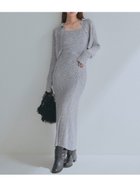 【フレイ アイディー/FRAY I.D】のカーディガンセットキャミ2wayワンピース 人気、トレンドファッション・服の通販 founy(ファニー) ファッション Fashion レディースファッション WOMEN ワンピース Dress カーディガン Cardigan キャミワンピース Cami Dress クロップド Cropped シアー Sheer シンプル Simple フィット Fit フロント Front マーメイド Mermaid ミックス Mix thumbnail LGRY[005]|ID: prp329100004055488 ipo3291000000028342355