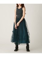 【リリーブラウン/Lily Brown】のボリュームチュールニットワンピース 人気、トレンドファッション・服の通販 founy(ファニー) ファッション Fashion レディースファッション WOMEN ワンピース Dress ニットワンピース Knit Dresses おすすめ Recommend カーディガン Cardigan シンプル Simple ジャケット Jacket チュール Tulle ドッキング Docking バレエ Ballet フロント Front リブニット Rib Knit ロマンティック Romantic thumbnail GRN[024]|ID: prp329100004055571 ipo3291000000028424678