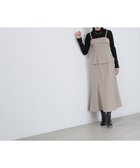 【ナチュラル ビューティー ベーシック/NATURAL BEAUTY BASIC】のペプラムキャミドッキングジャンスカ ベージュ|ID: prp329100004055629 ipo3291000000027305379