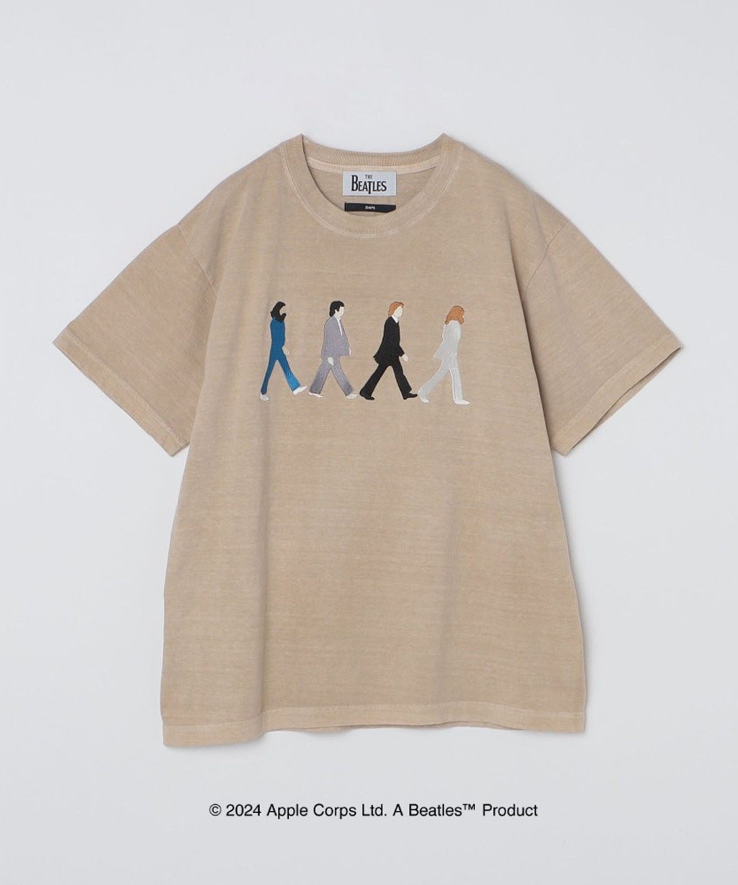 【シップス フォー ウィメン/SHIPS】の*SHIPS THE BEATLES ヴィンテージライク エンブロイダリー Tシャツ インテリア・キッズ・メンズ・レディースファッション・服の通販 founy(ファニー) 　ファッション　Fashion　レディースファッション　WOMEN　トップス・カットソー　Tops/Tshirt　シャツ/ブラウス　Shirts/Blouses　ロング / Tシャツ　T-Shirts　おすすめ　Recommend　エンブロイダリー　Embroidery　グラフィック　Graphic　コラボ　Collaboration　シンプル　Simple　ジャケット　Jacket　スペシャル　Special　ヴィンテージ　Vintage　人気　Popularity　ベージュ|ID: prp329100004055693 ipo3291000000028347591