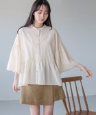 【ローリーズファーム/LOWRYS FARM】のバンドカラーシャツ8S 人気、トレンドファッション・服の通販 founy(ファニー) ファッション Fashion レディースファッション WOMEN トップス・カットソー Tops/Tshirt シャツ/ブラウス Shirts/Blouses おすすめ Recommend ギャザー Gather スリーブ Sleeve デニム Denim トレンド Trend バランス Balance バルーン Balloon フレア Flare thumbnail アイボリー08|ID: prp329100004056555 ipo3291000000028551977