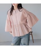 【ローリーズファーム/LOWRYS FARM】のバンドカラーシャツ8S 人気、トレンドファッション・服の通販 founy(ファニー) ファッション Fashion レディースファッション WOMEN トップス・カットソー Tops/Tshirt シャツ/ブラウス Shirts/Blouses おすすめ Recommend ギャザー Gather スリーブ Sleeve デニム Denim トレンド Trend バランス Balance バルーン Balloon フレア Flare thumbnail ピンク22|ID: prp329100004056555 ipo3291000000028551978