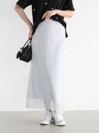 【ヴァン/Vin】のシャイニーナロースカート 人気、トレンドファッション・服の通販 founy(ファニー) ファッション Fashion レディースファッション WOMEN スカート Skirt シアー Sheer ショート Short シンプル Simple ドッキング Docking フレア Flare 今季 This Season thumbnail ライトグレー|ID: prp329100004056562 ipo3291000000027318482