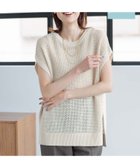 【グローバルワーク/GLOBAL WORK】のスッキレイさらさらメッシュフレンチスリーブ/992281 アイボリーラメ08|ID:prp329100004056589