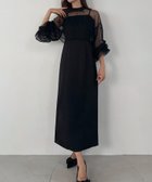 【ジュノア/JUNOAH】のチュールボレロ+キャミワンピースセット Aブラック|ID: prp329100004056991 ipo3291000000031965534