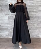 【ジュノア/JUNOAH】のチュールボレロ+キャミワンピースセット ブラック|ID: prp329100004056991 ipo3291000000031965538