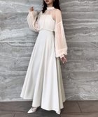 【ジュノア/JUNOAH】のチュールボレロ+キャミワンピースセット アイボリー|ID: prp329100004056991 ipo3291000000031965548