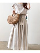 【ジュノア/JUNOAH】のリネンタッチワンピース 人気、トレンドファッション・服の通販 founy(ファニー) ファッション Fashion レディースファッション WOMEN ワンピース Dress thumbnail アイボリー|ID: prp329100004057034 ipo3291000000028233200