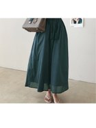 【ジュノア/JUNOAH】のリネンタッチワンピース 人気、トレンドファッション・服の通販 founy(ファニー) ファッション Fashion レディースファッション WOMEN ワンピース Dress thumbnail ダークグリーン|ID: prp329100004057034 ipo3291000000028233202