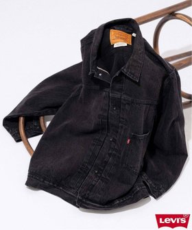 【エディフィス/EDIFICE / MEN】のLevi s(リーバイス) 30th 別注 Type 1 Trucker Jacket BLACK 人気、トレンドファッション・服の通販 founy(ファニー) ファッション Fashion メンズファッション MEN ヴィンテージ Vintage ダブル Double フィット Fit プリーツ Pleats ポケット Pocket 別注 Special Order ユーズド Used リアル Real |ID:prp329100004057199