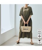 【コーエン/COEN】の【WELLTECT】ドロストワンピース OLIVE|ID:prp329100004057399