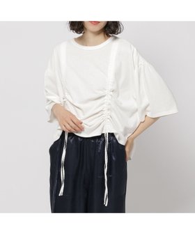 【ニコアンド/niko and】 シャーリングアレンジフレアTシャツ人気、トレンドファッション・服の通販 founy(ファニー) ファッション Fashion レディースファッション WOMEN トップス・カットソー Tops/Tshirt シャツ/ブラウス Shirts/Blouses ロング / Tシャツ T-Shirts おすすめ Recommend ギャザー Gather クロップド Cropped シャーリング Shirring シンプル Simple トレンド Trend ボトム Bottom ヴィンテージ Vintage 夏 Summer |ID:prp329100004057553