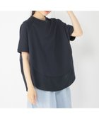 【スタディオ クリップ/studio CLIP】のコットンラウンドヘムTシャツ 人気、トレンドファッション・服の通販 founy(ファニー) ファッション Fashion レディースファッション WOMEN トップス・カットソー Tops/Tshirt シャツ/ブラウス Shirts/Blouses ロング / Tシャツ T-Shirts おすすめ Recommend シンプル Simple ドッキング Docking リラックス Relax ルーズ Loose ワイド Wide エレガント 上品 Elegant thumbnail ネイビー88|ID: prp329100004058026 ipo3291000000027706882