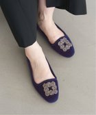 【イエナ/IENA】のMALUS/マリュス VELVET SHOES 人気、トレンドファッション・服の通販 founy(ファニー) ファッション Fashion レディースファッション WOMEN ビジュー Bijou ベロア Velor 別注 Special Order thumbnail ネイビー|ID: prp329100004058030 ipo3291000000028120960