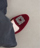 【イエナ/IENA】のMALUS/マリュス VELVET SHOES 人気、トレンドファッション・服の通販 founy(ファニー) ファッション Fashion レディースファッション WOMEN ビジュー Bijou ベロア Velor 別注 Special Order thumbnail ボルドー|ID: prp329100004058030 ipo3291000000028120961