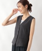 【グローバルワーク/GLOBAL WORK】の【MATINEE LINE】リネンライクショートジレ/120197 人気、トレンドファッション・服の通販 founy(ファニー) ファッション Fashion レディースファッション WOMEN アウター Coat Outerwear トップス・カットソー Tops/Tshirt ベスト/ジレ Gilets/Vests 秋 Autumn/Fall シンプル Simple スカーチョ Scarcio ストレート Straight トレンド Trend ノースリーブ No Sleeve リネン Linen ワイド Wide 夏 Summer thumbnail チャコール18|ID: prp329100004058157 ipo3291000000027324634