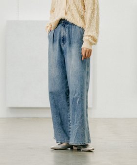 【グローバルワーク/GLOBAL WORK】 GOODデニムタックワイドパンツ/115332人気、トレンドファッション・服の通販 founy(ファニー) ファッション Fashion レディースファッション WOMEN パンツ Pants コンパクト Compact シンプル Simple デニム Denim ビスチェ Bustier ボトム Bottom ポケット Pocket ワイド Wide ヴィンテージ Vintage |ID:prp329100004058166