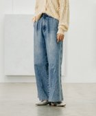 【グローバルワーク/GLOBAL WORK】のGOODデニムタックワイドパンツ/115332 人気、トレンドファッション・服の通販 founy(ファニー) ファッション Fashion レディースファッション WOMEN パンツ Pants コンパクト Compact シンプル Simple デニム Denim ビスチェ Bustier ボトム Bottom ポケット Pocket ワイド Wide ヴィンテージ Vintage thumbnail ミディアムブルーデニム83|ID: prp329100004058166 ipo3291000000028246877