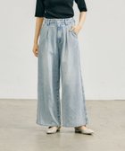 【グローバルワーク/GLOBAL WORK】のGOODデニムタックワイドパンツ/115332 人気、トレンドファッション・服の通販 founy(ファニー) ファッション Fashion レディースファッション WOMEN パンツ Pants コンパクト Compact シンプル Simple デニム Denim ビスチェ Bustier ボトム Bottom ポケット Pocket ワイド Wide ヴィンテージ Vintage thumbnail ライトブルーデニム81|ID: prp329100004058166 ipo3291000000028246881