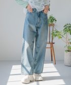 【ローリーズファーム/LOWRYS FARM】のビジューデニムパンツ 人気、トレンドファッション・服の通販 founy(ファニー) ファッション Fashion レディースファッション WOMEN パンツ Pants デニムパンツ Denim Pants おすすめ Recommend シアー Sheer シンプル Simple ストレート Straight チュール Tulle デニム Denim バランス Balance ビジュー Bijou thumbnail ライトブルー82|ID: prp329100004058264 ipo3291000000027976247