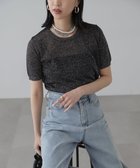 【フリーズマート/FREE'S MART】のコンパクトラメシアー半袖ニット 人気、トレンドファッション・服の通販 founy(ファニー) ファッション Fashion レディースファッション WOMEN トップス・カットソー Tops/Tshirt ニット Knit Tops コンパクト Compact シルバー Silver シンプル Simple ジャケット Jacket デニム Denim トレンド Trend バランス Balance ボトム Bottom マニッシュ Mannish ワイド Wide 半袖 Short Sleeve thumbnail ブラック|ID: prp329100004058307 ipo3291000000027325229