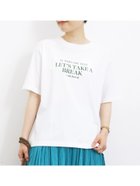 【サマンサモスモス/Samansa Mos2】のロゴプリントTシャツ オフホワイト|ID: prp329100004058590 ipo3291000000028611470