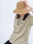 【サマンサモスモス/Samansa Mos2】のロゴプリントTシャツ グリーン|ID: prp329100004058590 ipo3291000000028611473