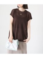 【テチチ/Te chichi】のカットレーストップス 人気、トレンドファッション・服の通販 founy(ファニー) ファッション Fashion レディースファッション WOMEN トップス・カットソー Tops/Tshirt シンプル Simple レース Race thumbnail ブラウン|ID: prp329100004058622 ipo3291000000027742057