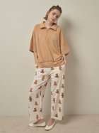 【ジェラート ピケ/gelato pique】のベア柄ロングパンツ 人気、トレンドファッション・服の通販 founy(ファニー) ファッション Fashion レディースファッション WOMEN パンツ Pants なめらか Smooth カットソー Cut And Sew クラシック Classic プリント Print モチーフ Motif ロング Long ワンポイント One Point 定番 Standard thumbnail OWHT[002]|ID: prp329100004059068 ipo3291000000028300063