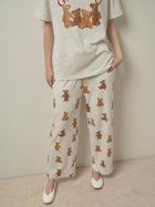 【ジェラート ピケ/gelato pique】のベア柄ロングパンツ 人気、トレンドファッション・服の通販 founy(ファニー) ファッション Fashion レディースファッション WOMEN パンツ Pants なめらか Smooth カットソー Cut And Sew クラシック Classic プリント Print モチーフ Motif ロング Long ワンポイント One Point 定番 Standard thumbnail OATMEAL[031]|ID: prp329100004059068 ipo3291000000028300065