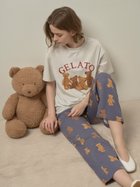 【ジェラート ピケ/gelato pique】のベア柄ロングパンツ 人気、トレンドファッション・服の通販 founy(ファニー) ファッション Fashion レディースファッション WOMEN パンツ Pants なめらか Smooth カットソー Cut And Sew クラシック Classic プリント Print モチーフ Motif ロング Long ワンポイント One Point 定番 Standard thumbnail NVY[089]|ID: prp329100004059068 ipo3291000000028300067