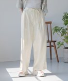 【ローリーズファーム/LOWRYS FARM】のノルマンディワイドパンツ 人気、トレンドファッション・服の通販 founy(ファニー) ファッション Fashion レディースファッション WOMEN パンツ Pants おすすめ Recommend セットアップ Set Up フランス France フロント Front リネン Linen リボン Ribbon ワイド Wide 夏 Summer thumbnail アイボリー08|ID: prp329100004059185 ipo3291000000028391106