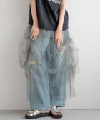 【ローリーズファーム/LOWRYS FARM】のタックチュールスカート 人気、トレンドファッション・服の通販 founy(ファニー) ファッション Fashion レディースファッション WOMEN スカート Skirt おすすめ Recommend シンプル Simple チュール Tulle デニム Denim ペチコート Petticoat ランダム Random thumbnail グレー18|ID: prp329100004059193 ipo3291000000028568550